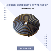 Mizone Bentonite Waterstop – Thanh trương nở - Daisan Mart