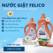 Nước giặt Felico hương hoa dịu ngọt - Daisan Mart