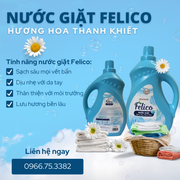 Nước giặt Felico hương hoa thanh khiết - Daisan Mart