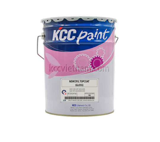 Newcryl Topcoat – Sơn phủ Acrylic gốc dầu, giữ màu tuyệt vời - Daisan Mart