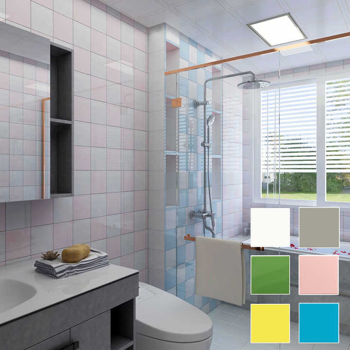 Nhà máy giá rẻ tại Phật Sơn Trung Quốc 150x150mm/6*6 inch Gạch ốp tường bếp/phòng tắm bằng gốm tráng men - Daisan Mart
