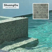 Thiết kế mới Dòng sản phẩm Naturalism Đá phun màu xanh lá cây khảm cảnh quan ao cá cho hồ bơi khách sạn bằng gốm Hồ bơi spa - Daisan Mart