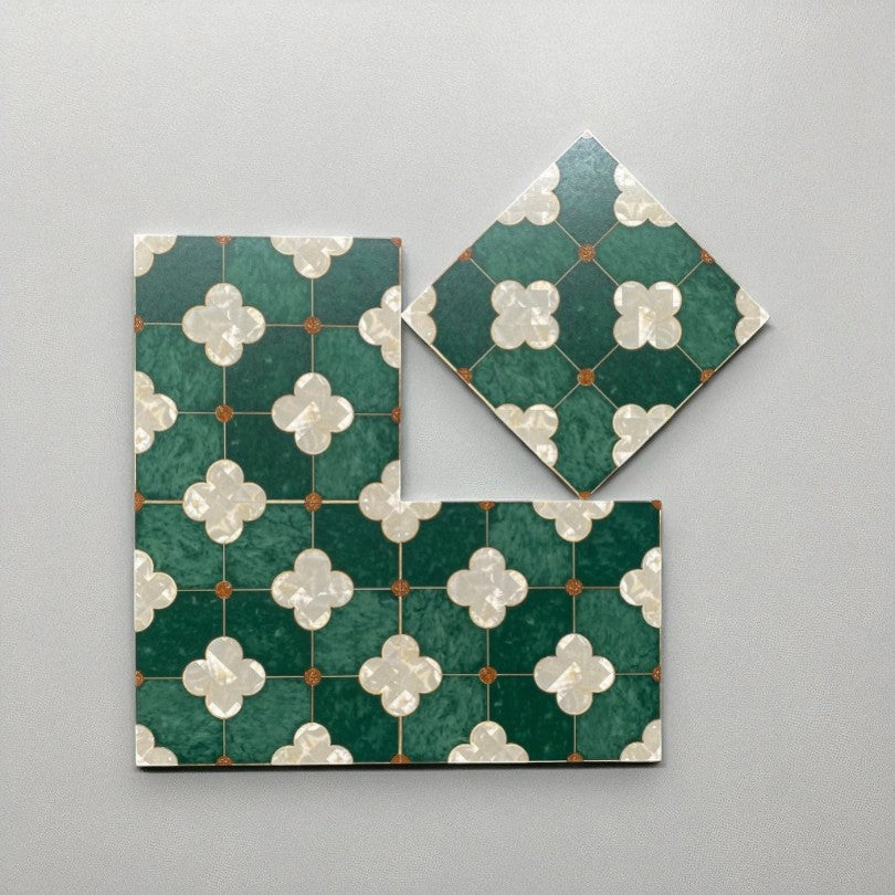 Gạch bông 300x300 mã DSF30521W - Daisan Mart