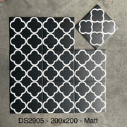 Gạch Bông KT 200x200mm (BD trắng) DS2905 - Daisan Mart