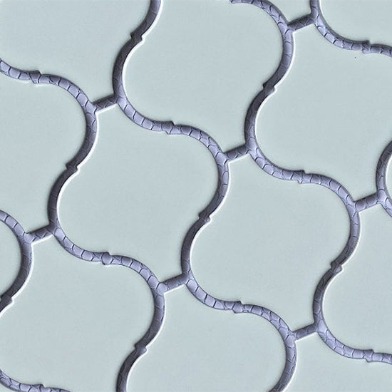 Gạch Mosaic lồng đèn trắng mờ chíp KT 78x74mm mã DDL7801 - Daisan Mart