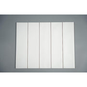 Gạch thẻ trắng mờ lượn 75x300mm WH0312M - Daisan Mart
