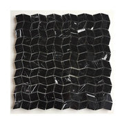 Gạch mosaic đá hình thoi 283x283mm 15NSS126 màu đen - Daisan Mart