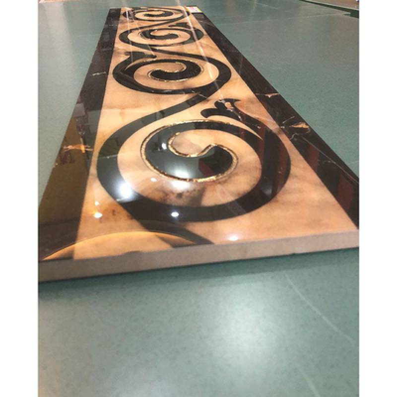 Gạch ốp chân tường ánh kim kích thước 15x80cm 1583KH - Daisan Mart