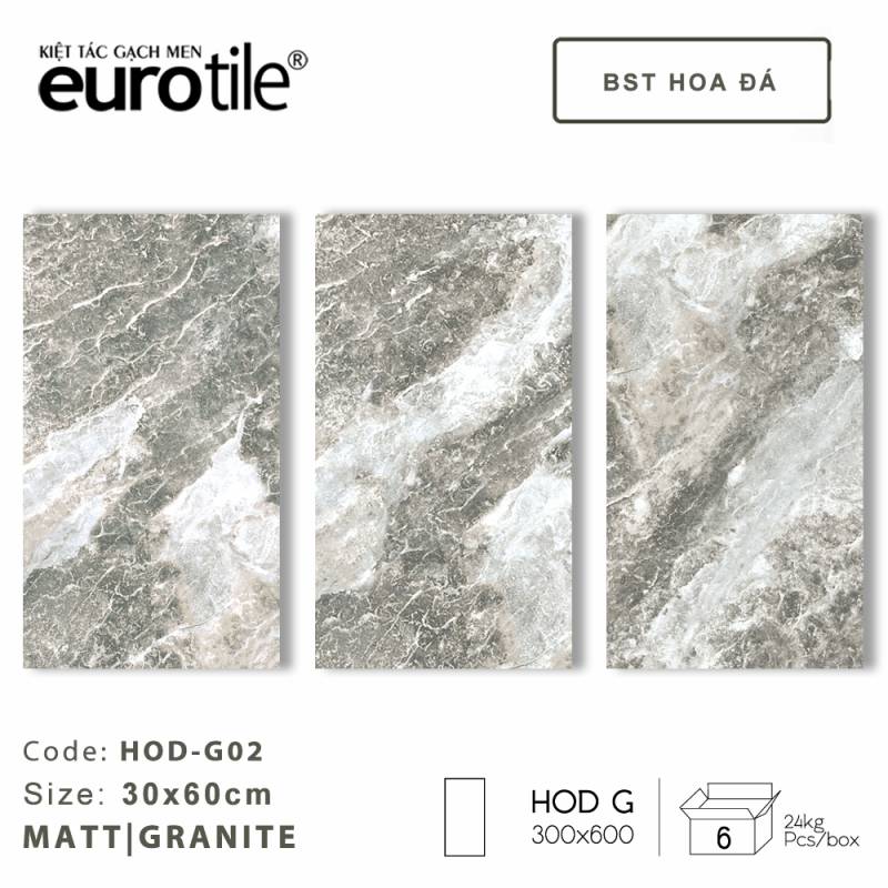 Gạch ốp lát Eurotile BST Hoa Đá 300*600mm HOD-G02 - Daisan Mart
