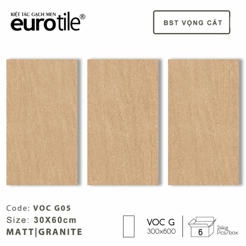 Gạch ốp lát vân xi măng Eurotile BST Vọng Cát 300*600mm VOC G05 - Daisan Mart