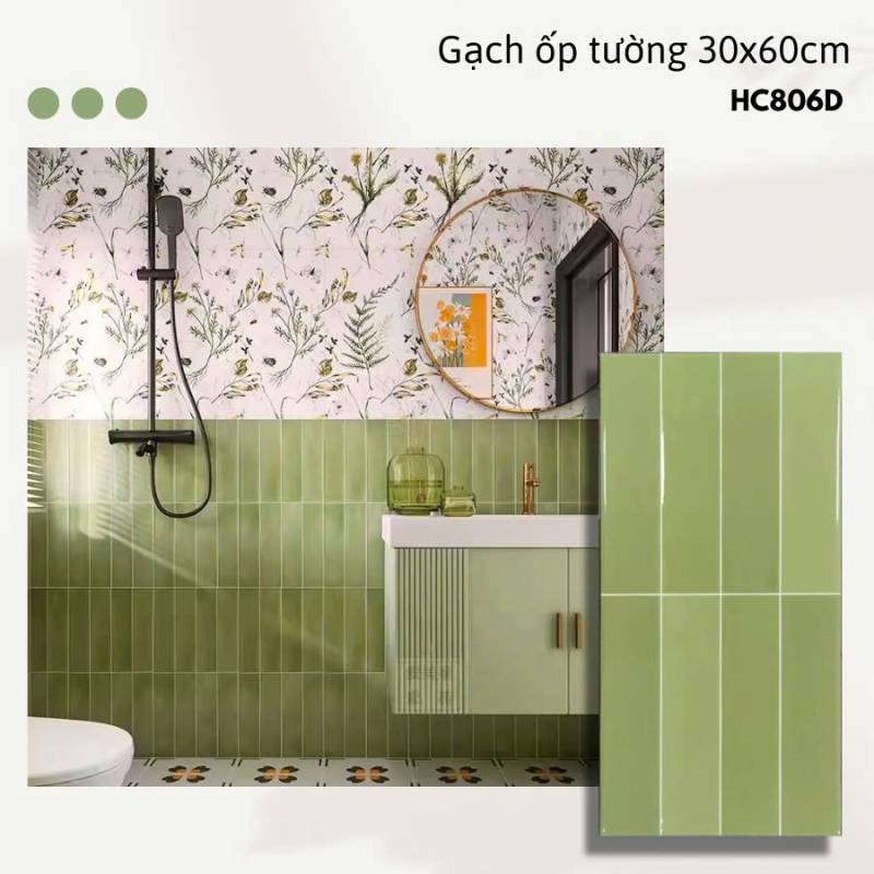 Gạch ốp tường KT 300x600mm NHC806D - Daisan Mart