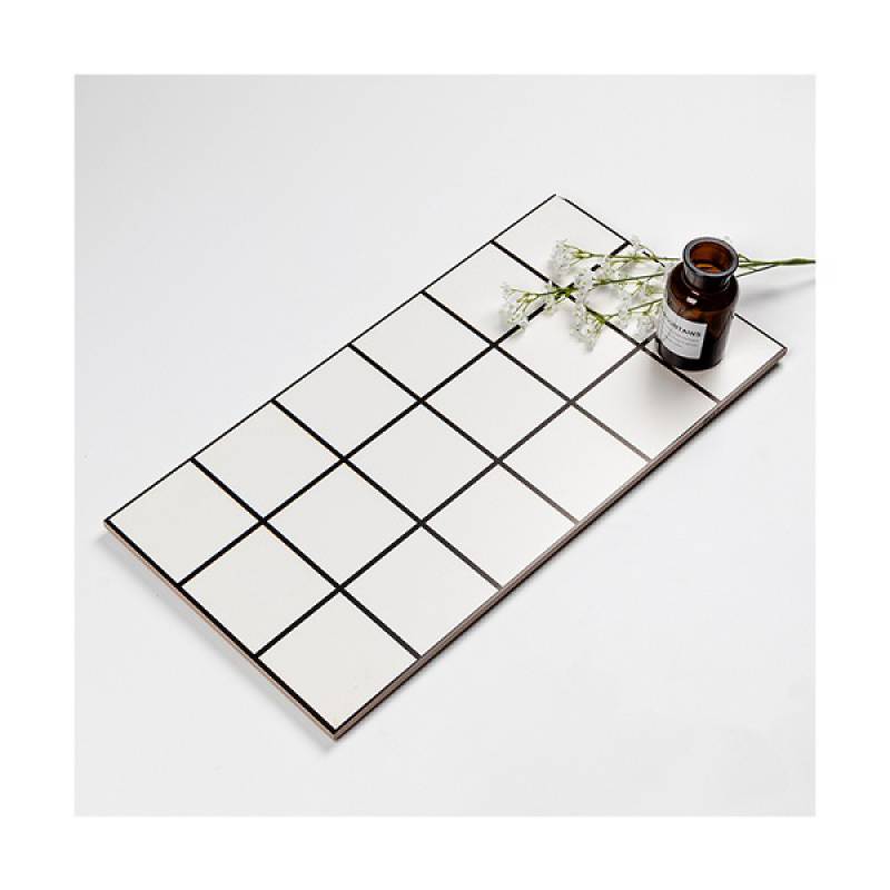 Gạch thẻ ốp tường trang trí hình chữ nhật 300x600mm  LY318 màu trắng - Daisan Mart