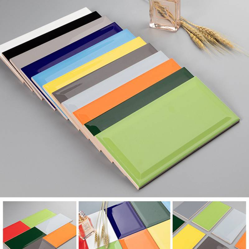 Gạch thẻ trang trí phòng tắm và nhà bếp 100x200mm 1204B màu xanh lá cây - Daisan Mart