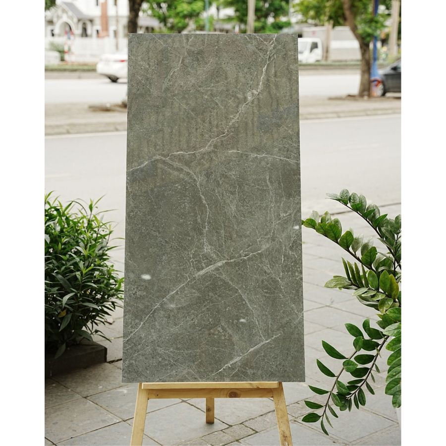 Gạch Ấn Độ KT 600x1200mm Alfredo Grey - Daisan Mart
