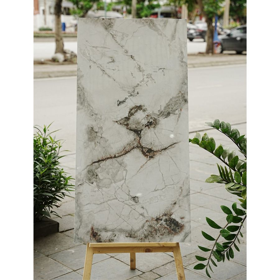 Gạch Ấn Độ KT 600x1200mm Belleza White - Daisan Mart