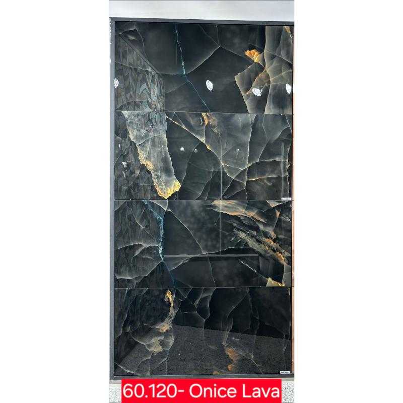 Gạch Ấn Độ KT 600x1200mm Onice Lava - Daisan Mart