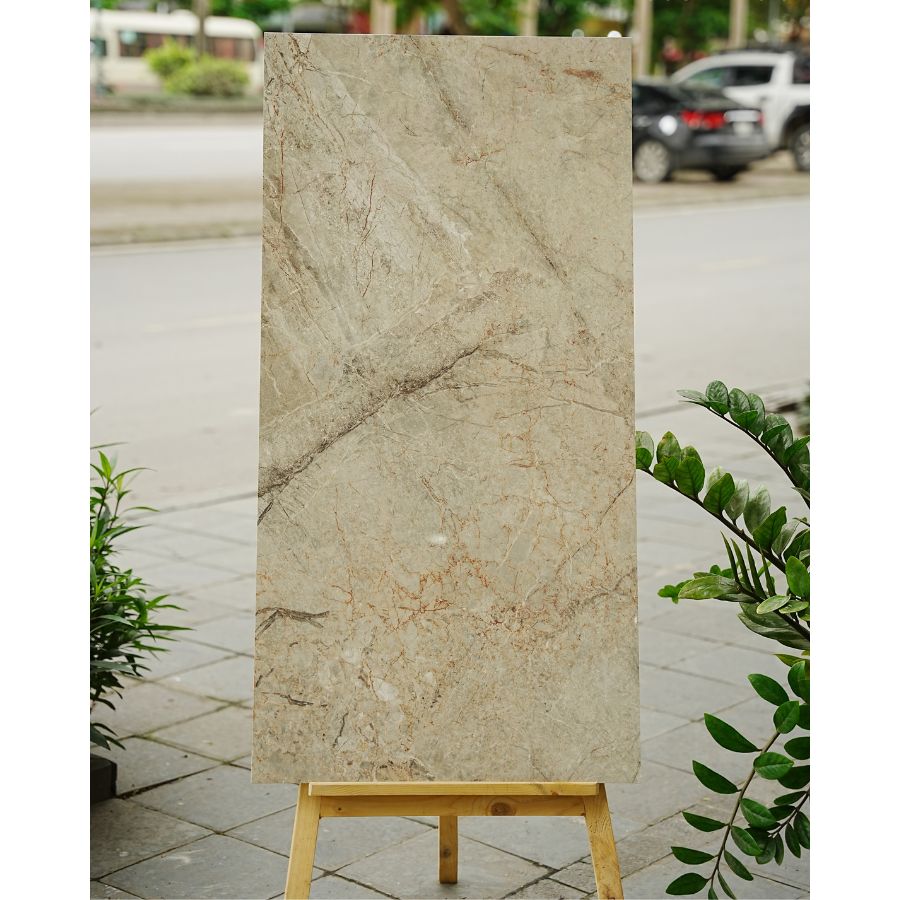Gạch Ấn Độ KT 600x1200mm Saltash Red - Daisan Mart