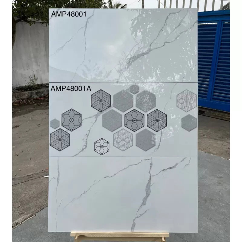 Gạch ốp tường KT 400x800mm AMP48001A - Daisan Mart