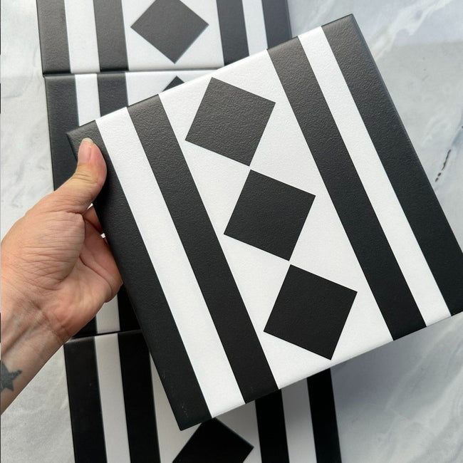 Gạch bông viền 200x200mm mã P201-H3 - Daisan Mart