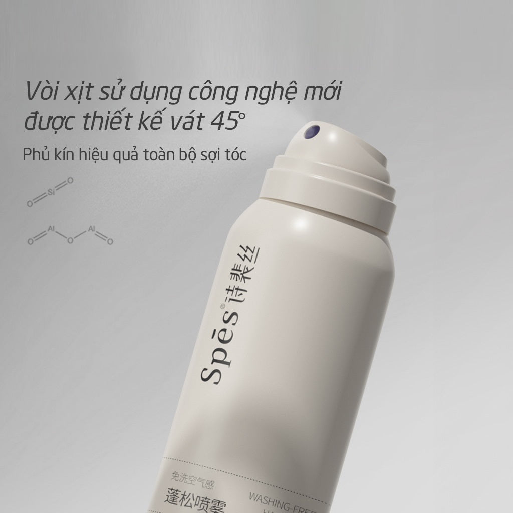 Dầu Gội Khô SPES Dry Shampoo 220ml Phiên Bản Nâng Cấp 2025