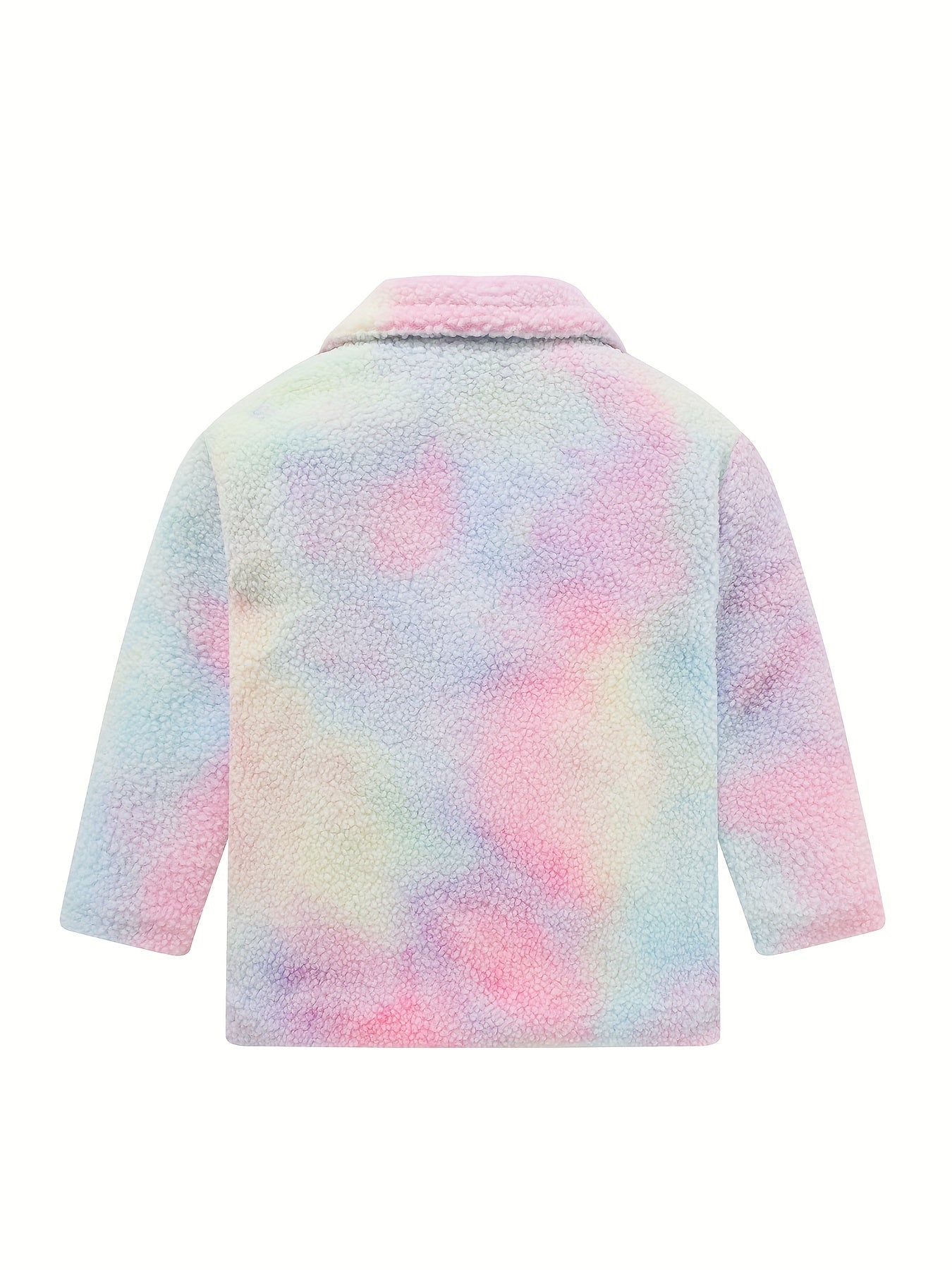 Áo Khoác Bé Gái Hồng Pastel, Lông Mềm, Phong Cách Hàn Quốc - Daisan Mart