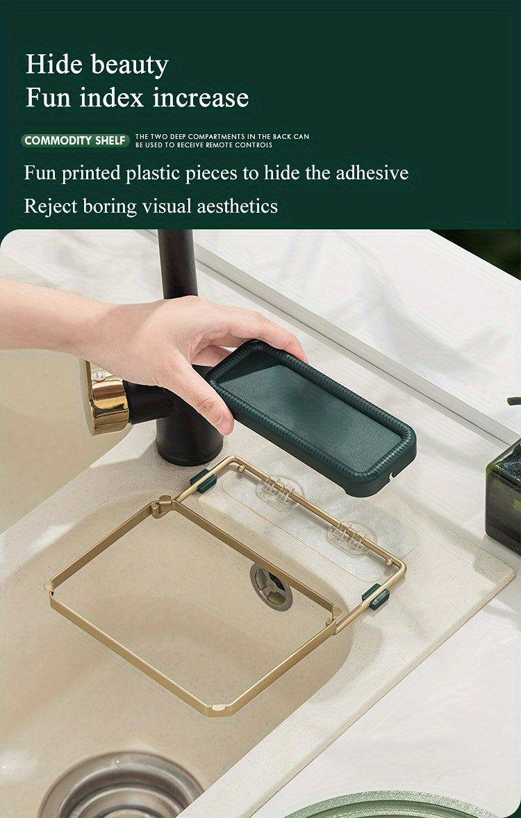 [Foldable Sink Strainer] Sink Filter Rack | Foldable | Mesh Bag | Anti-Clogging | Easy to Use