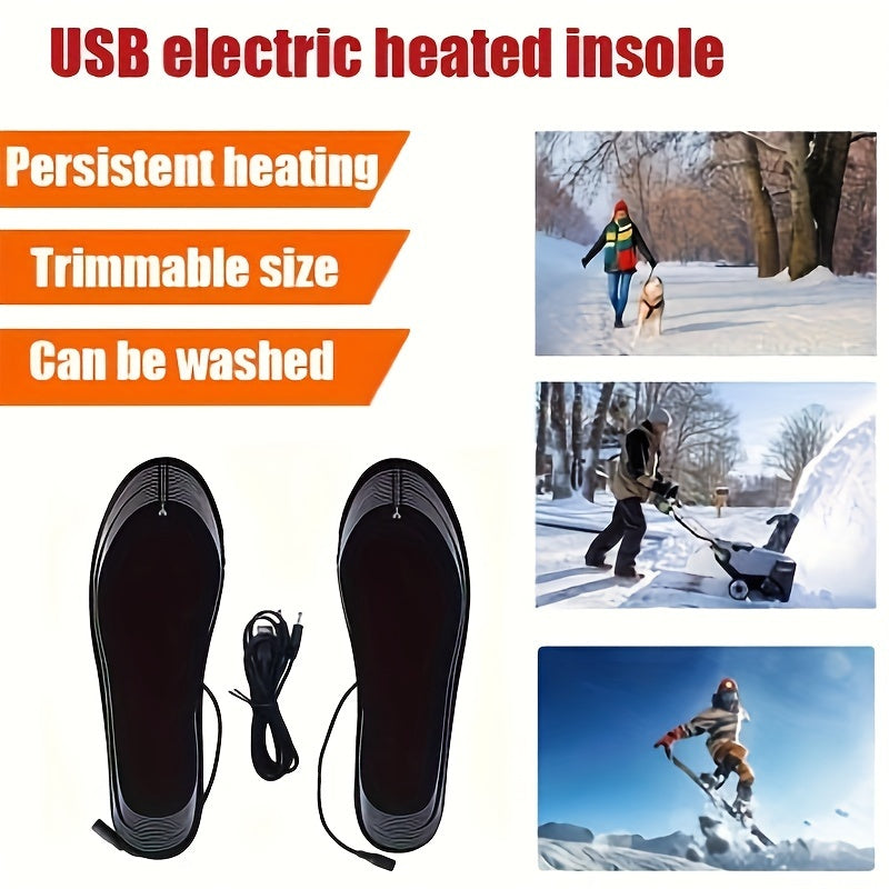 USB Electric Warm Insole - Keep Feet Warm in Winter Outdoors