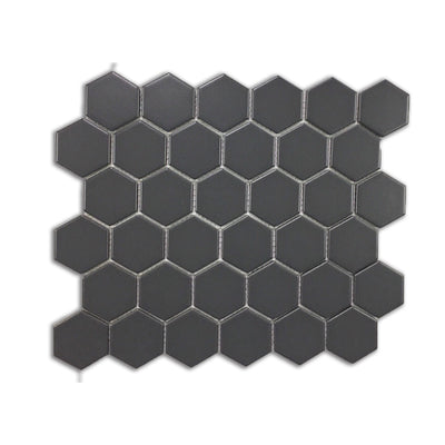 Hexagonal Mosaic Tile Gray 51x59cm MT30071