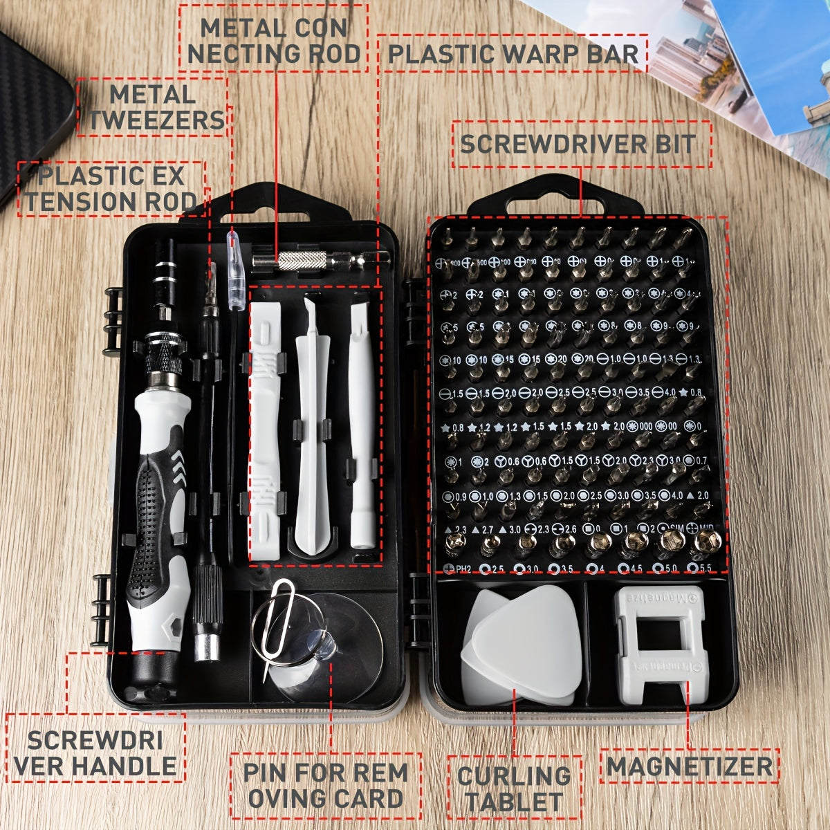 117in1 Multi-Tool Kit For Electronics