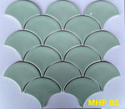MHF 05 Glossy Fish Scale Mosaic Tiles