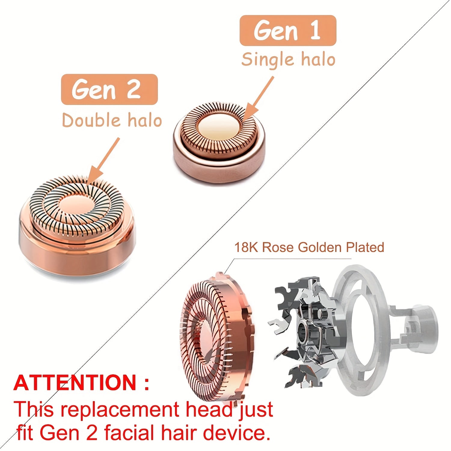 Đầu Thay Dao Cạo Flawless Nữ 4 Món Êm Dịu Gen 2 - Daisan Mart