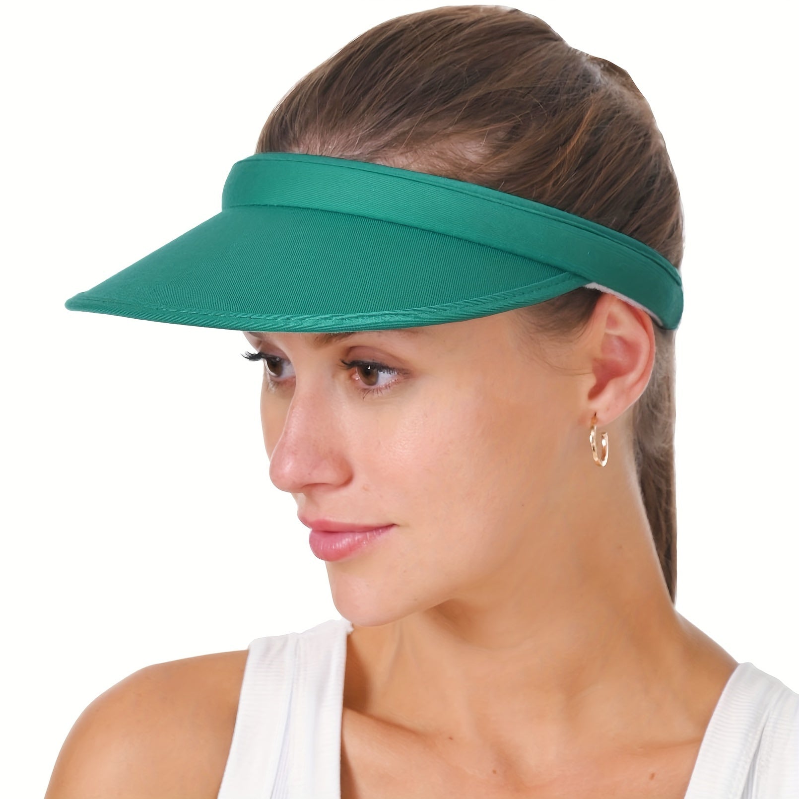 Unisex Sports Wide Brim Sun Protection Baseball Cap