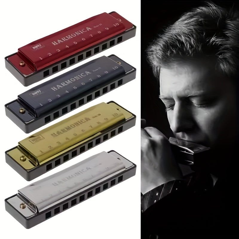 Harmonica 10 Lỗ - Nhạc Cụ Tập Chơi Quà Tặng Eid Mubarak