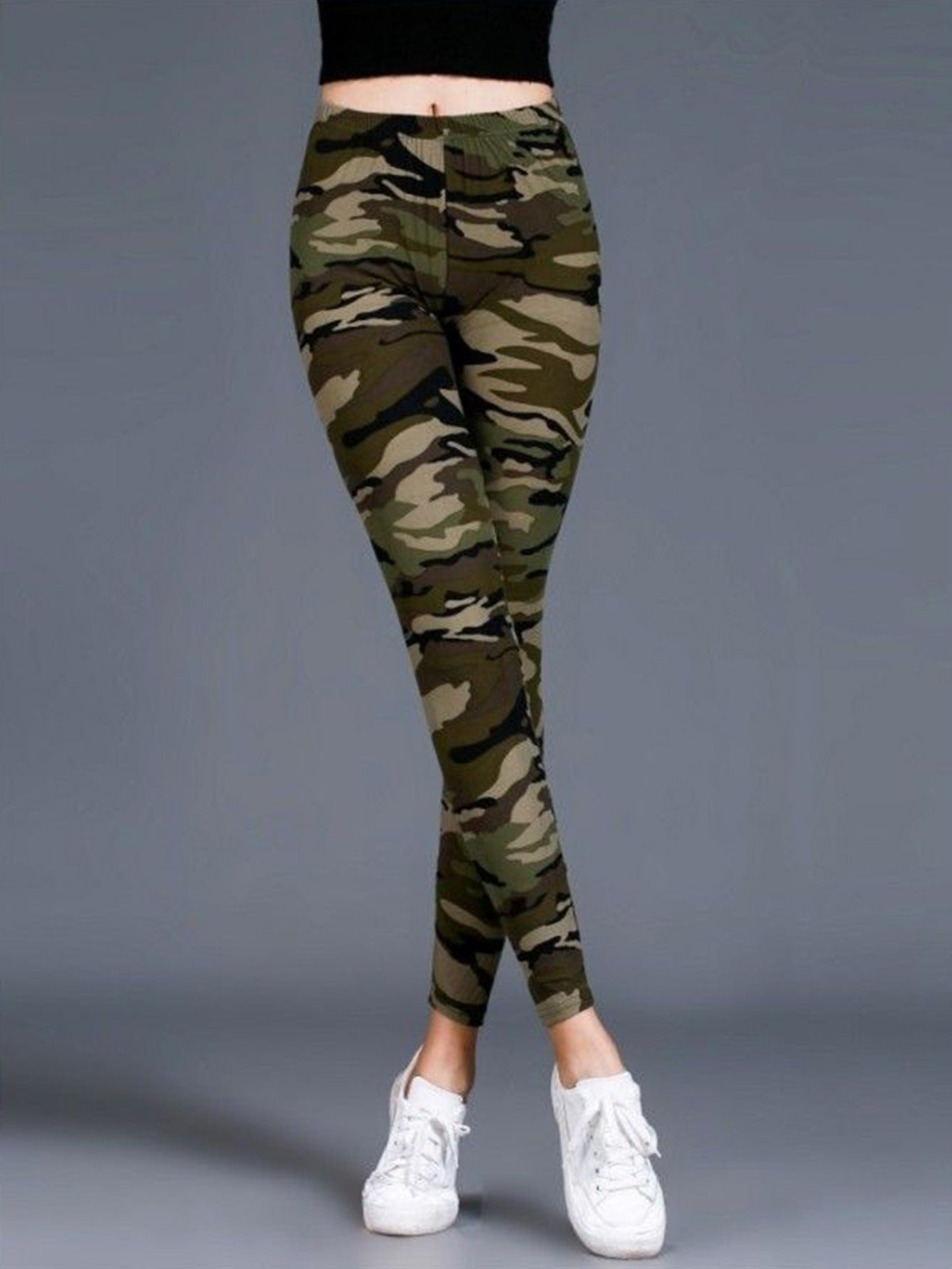 [Floral Leggings] High Waist Floral Printed Women's Leggings | Casual Sweatpants Pants - Daisan Mart