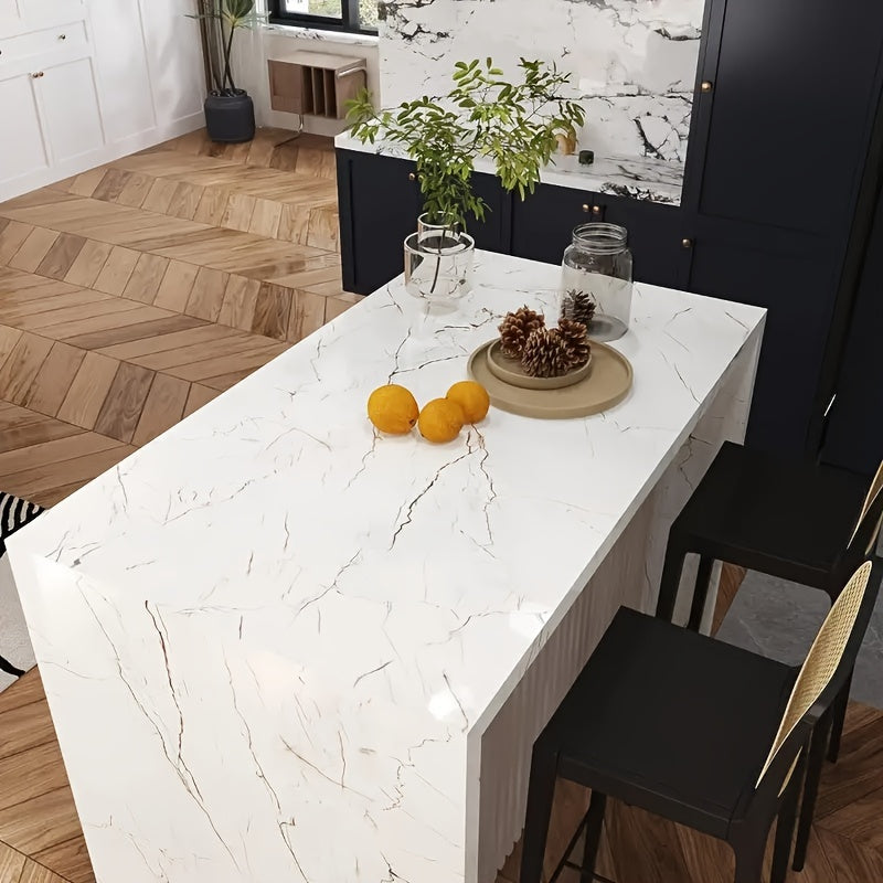 Thick Waterproof Vinyl Wallpaper, Easy to Stick &amp; Peel