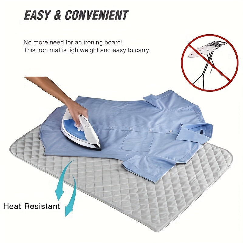33x18 Thick Magnetic Ironing Mat, Travel Ironing Board Pad