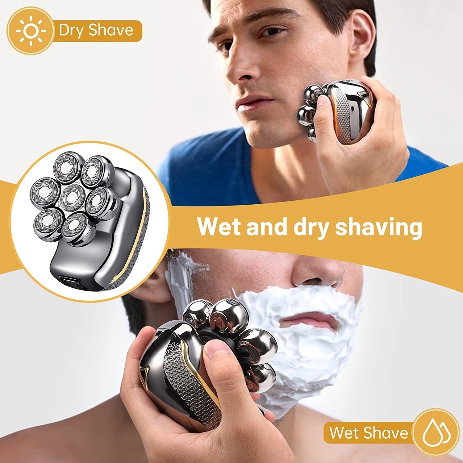 Máy Cạo Đầu Nam 6 Trong 1 - Tông Đơ Cạo Râu Đa Năng - Daisan Mart