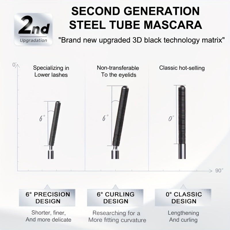 Mascara Uốn Mi 3D Judydoll - Đen Nâu, Dài Cong Tự Nhiên