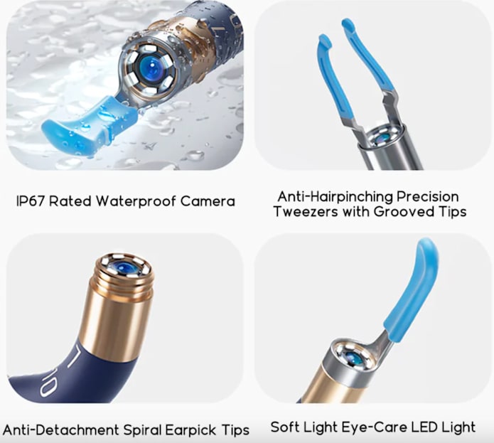 Bebird I35R - Wireless HD Ear Cleaning Headphones