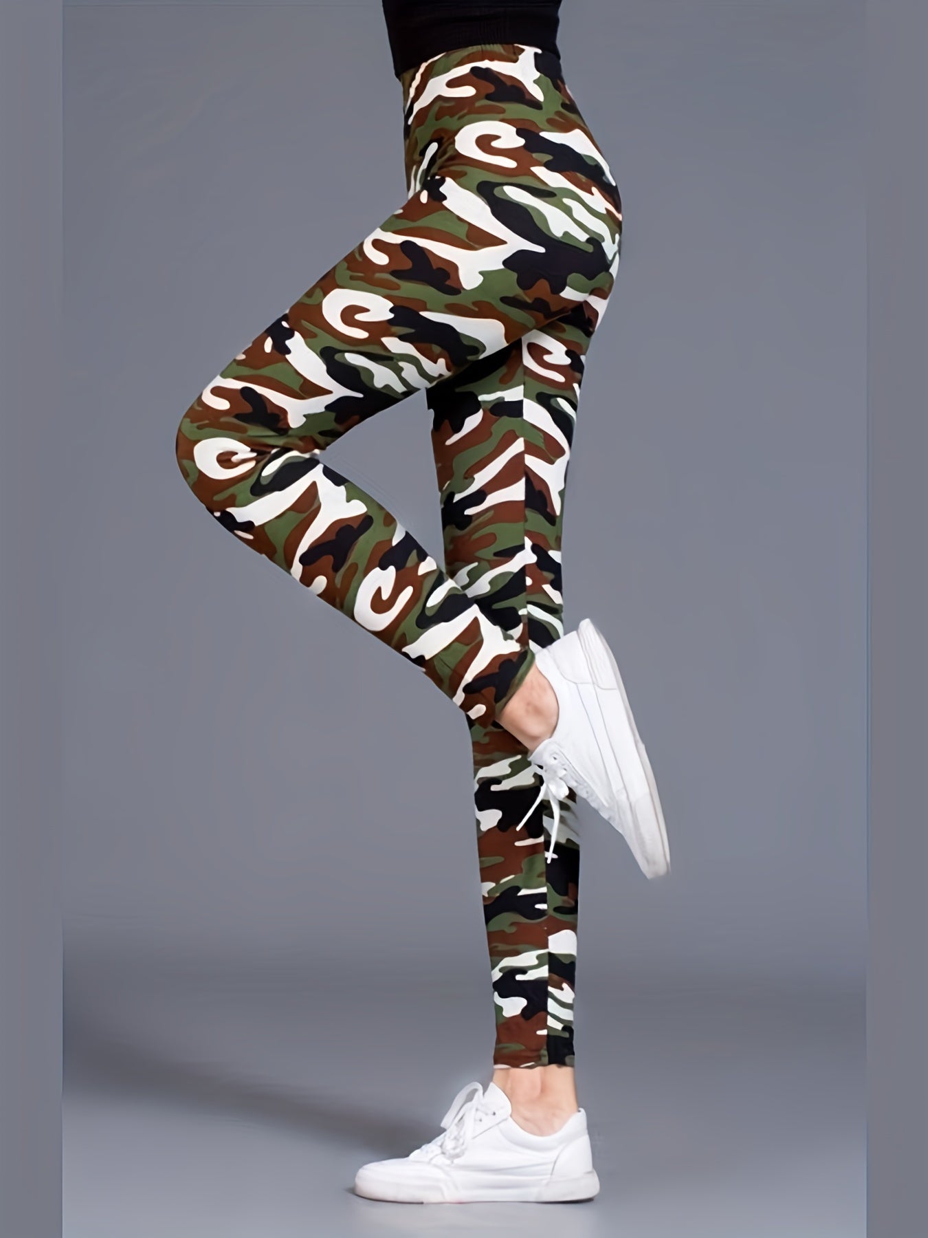 [Floral Leggings] High Waist Floral Printed Women's Leggings | Casual Sweatpants Pants - Daisan Mart