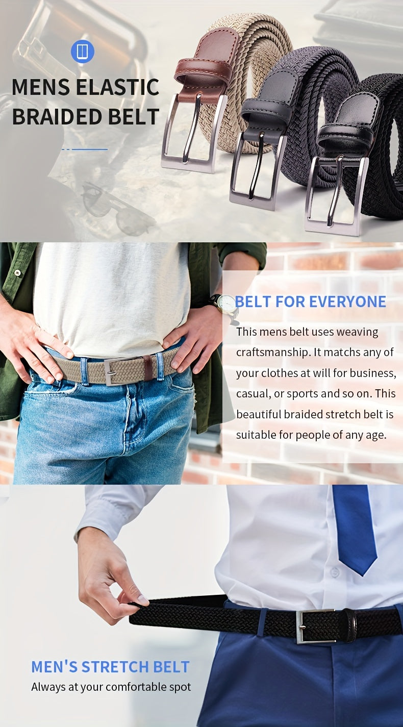 LCG Unisex Elastic Woven Belt Fashionable Design