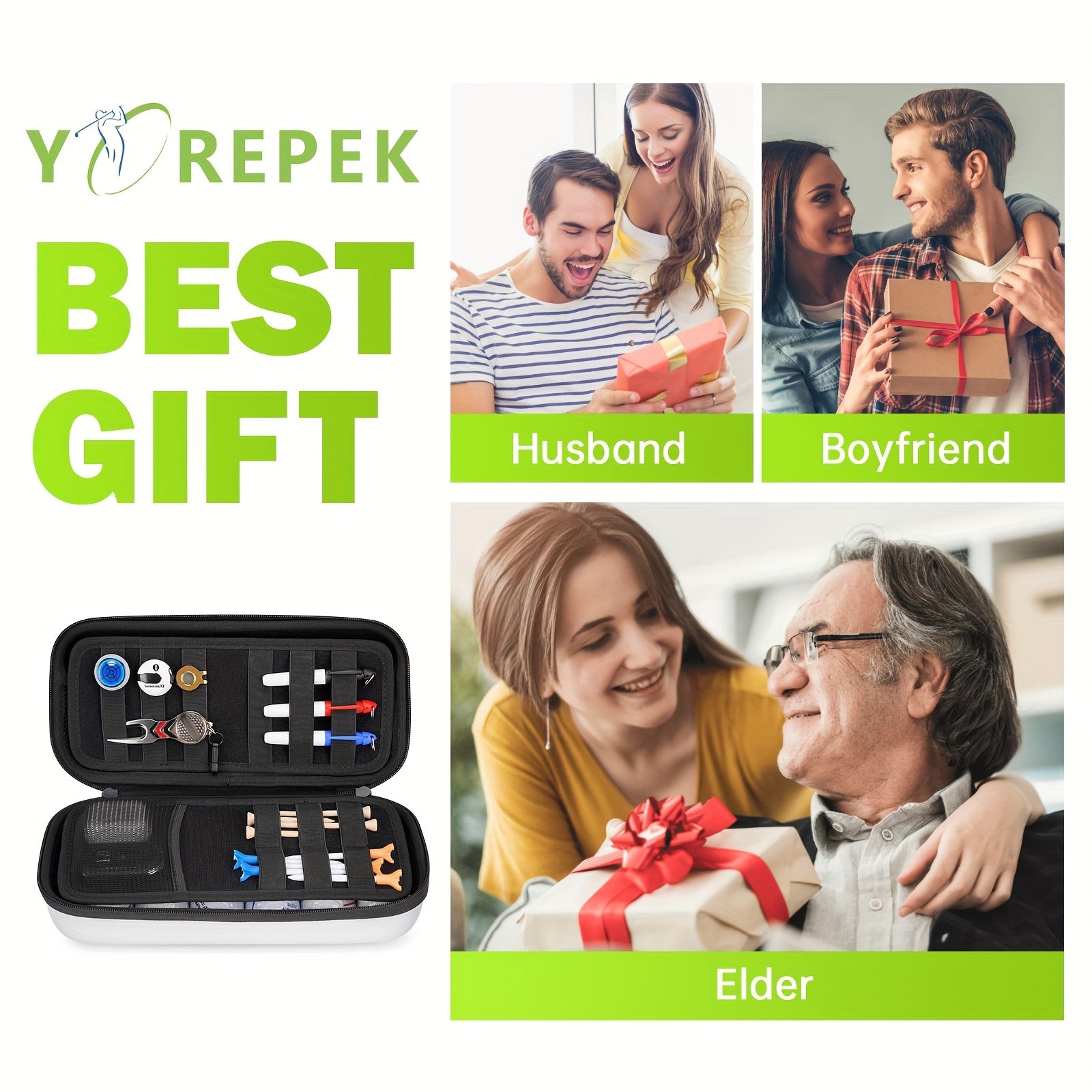 Hộp Đựng Găng Tay Golf & Phụ Kiện Có Khuôn Định Hình