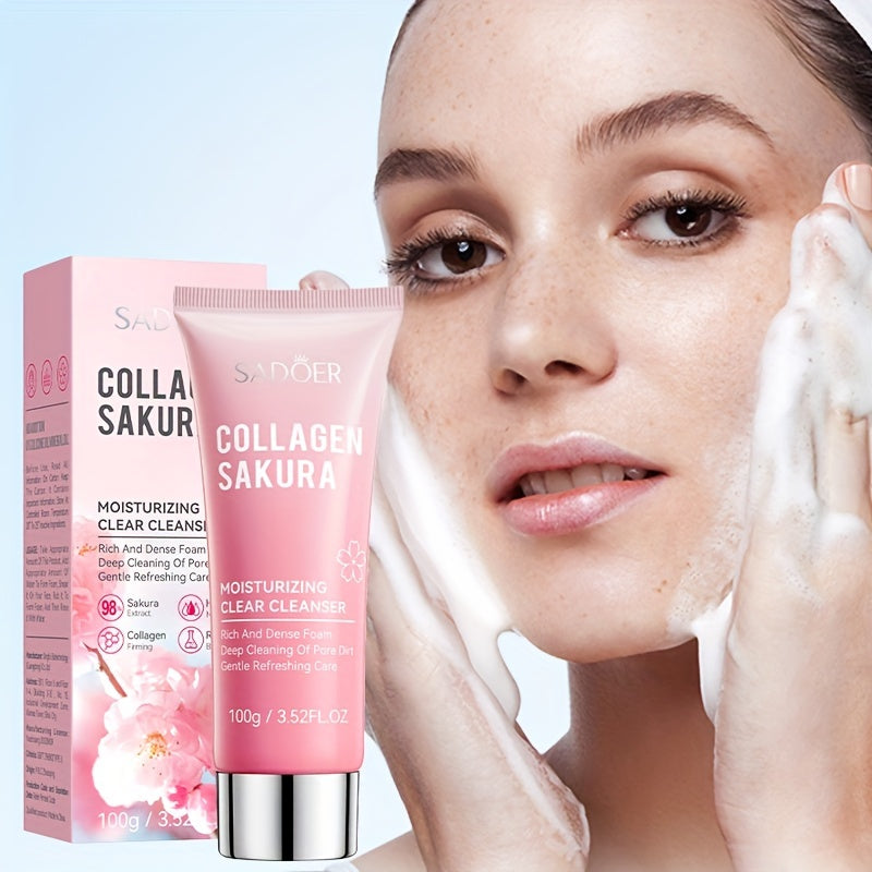 SADOER Sakura Collagen Gentle Facial Cleanser 50g