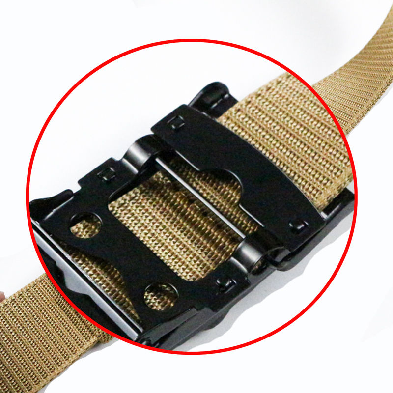 Men's Nylon Belt with Fashionable Buckle