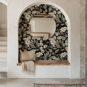 Giấy Dán Tường Hoa Văn Retro Chống Nước