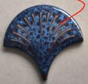 Fish scale mosaic tile code SH-TC90BKL
