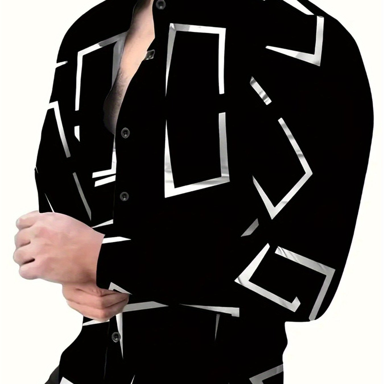 Áo Sơ Mi Nam Big Size Tay Dài, Họa Tiết Thời Trang