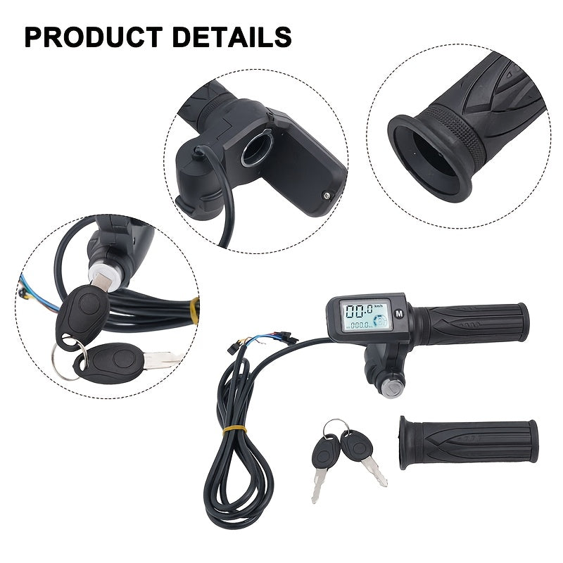 Electric Scooter LED Controller, With Lock - Universal 22mm
