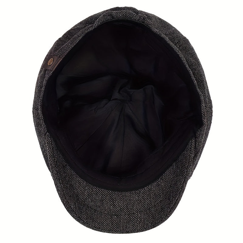 Nón Beret Retro Nam - Mũ Dệt Kim Phong Cách Cổ Điển - Daisan Mart