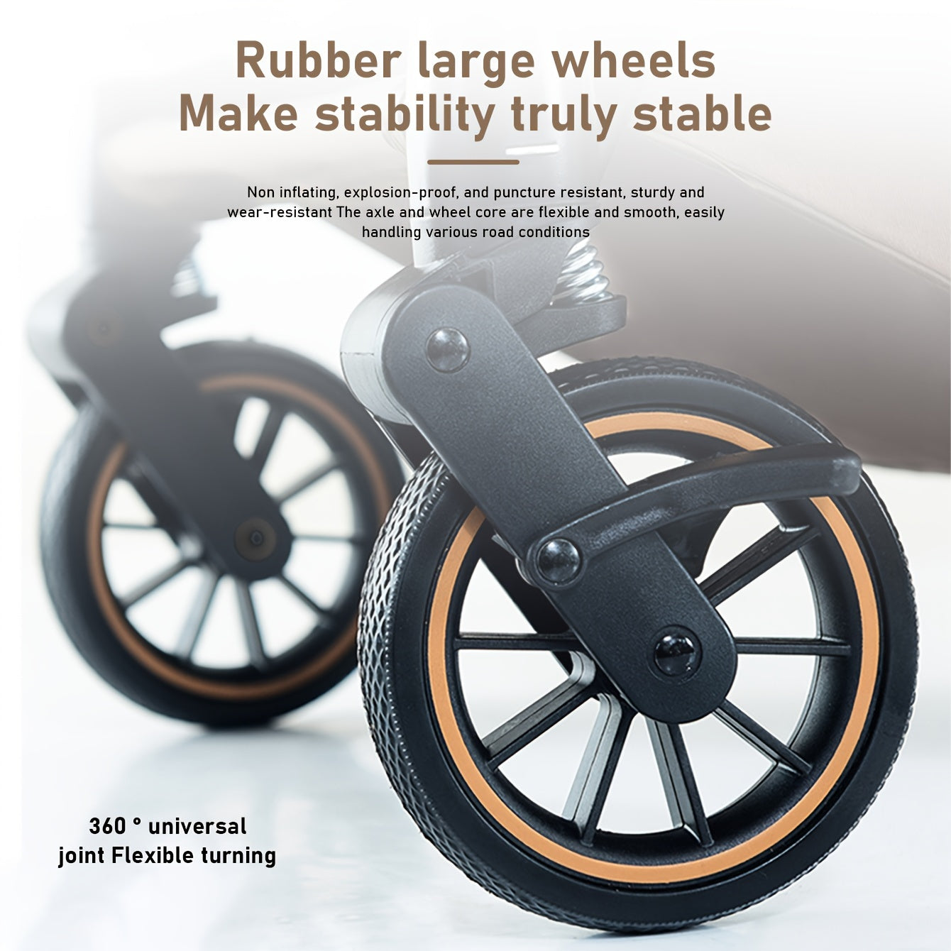 Multi-function, foldable, two-way, high-end baby stroller